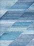 Rainbow Diagonals fabric in washed denim and cerulean color - pattern number RY30302 - by Seabrook in the Boho Rhapsody collection