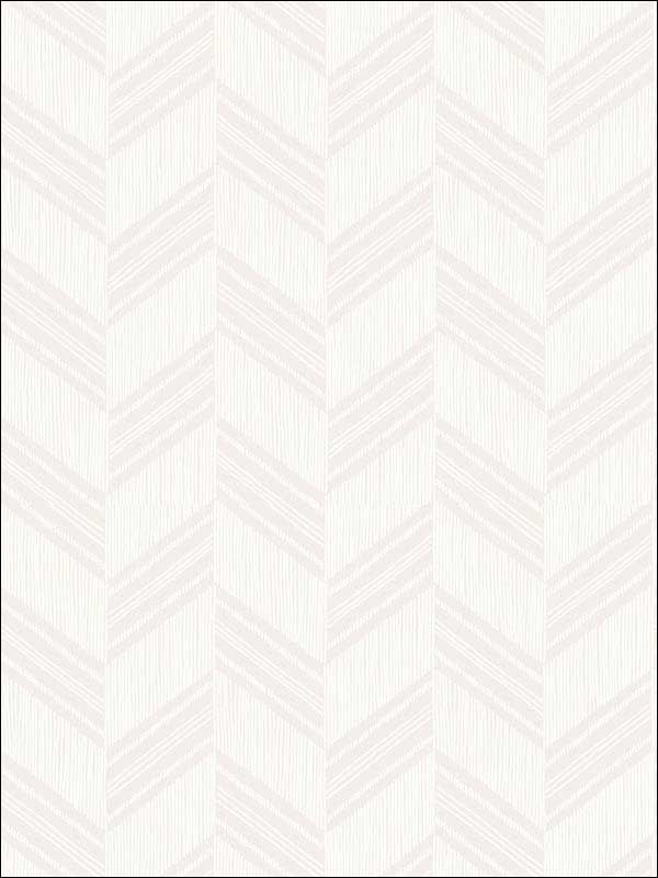 Boho Chevron Stripe fabric in gray mist and ivory color - pattern number RY30400 - by Seabrook in the Boho Rhapsody collection