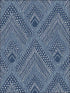 Panama Boho Diamonds fabric in coastal blue color - pattern number RY30502 - by Seabrook in the Boho Rhapsody collection