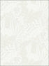 Botanica Striped Leaves wallpaper in gray mist and ivory color - pattern number RY30600 - by Seabrook in the Boho Rhapsody collection