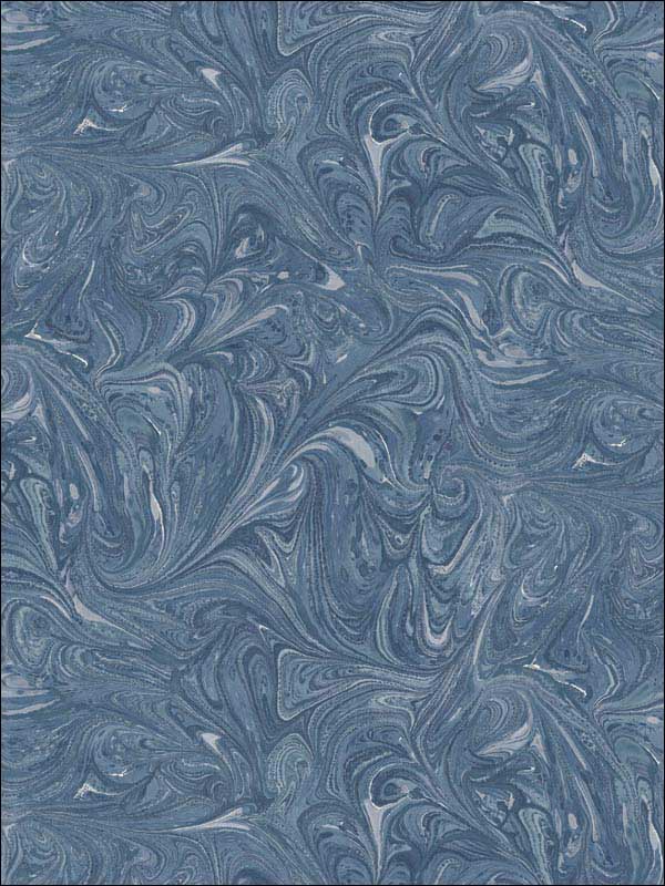 Sierra Marble wallpaper in washed denim color - pattern number RY31102 - by Seabrook in the Boho Rhapsody collection