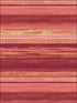 Horizon Brushed Stripe wallpaper in cranberry scarlet and blonde color - pattern number RY31301 - by Seabrook in the Boho Rhapsody collection