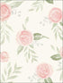 Magnolia Home Watercolor Roses Peel and Stick fabric in coral color - pattern number PSW1013RL - by Magnolia Home by Joanna Gaines in the Magnolia Home Peel and Stick Wallpaper collection