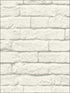 Magnolia Home Brick and Mortar Peel and Stick wallpaper in white color - pattern number PSW1174RL - by Magnolia Home by Joanna Gaines in the Magnolia Home Peel and Stick Wallpaper collection