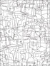 Cubist Cityscape Peel and Stick fabric in black color - pattern number PSW1047RL - by York in the York Premium Peel and Stick Line Art Wallpaper collection