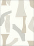 Modernist Peel and Stick fabric in neutral color - pattern number PSW1056RL - by York in the York Premium Peel and Stick Geometrics Wallpaper collection