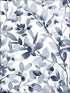 Botany Vines Peel and Stick fabric in blue color - pattern number PSW1085RL - by York in the York Premium Peel and Stick Watercolors Wallpaper collection