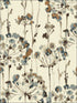 Flourish Peel and Stick fabric in teal color - pattern number PSW1095RL - by York in the York Premium Peel and Stick Simply Candice Wallpaper collection