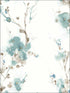 Charm Peel and Stick fabric in teal color - pattern number PSW1102RL - by York in the York Premium Peel and Stick Simply Candice Wallpaper collection