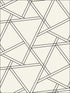 Railroad Geometric Peel and Stick wallpaper in pearl shimmer and ebony color - pattern number NW32400 - by NextWall in the Peel and Stick Wallpaper by Nextwall collection
