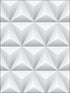 Triangle Origami Peel and Stick wallpaper in gray color - pattern number NW32800 - by NextWall in the Peel and Stick Wallpaper by Nextwall collection