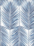Paradise Palm Peel and Stick wallpaper in coastal blue color - pattern number NW33002 - by NextWall in the Peel and Stick Wallpaper by Nextwall collection