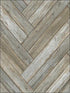 Chevron Wood Peel and Stick wallpaper in taupe and beige color - pattern number NW33308 - by NextWall in the Peel and Stick Wallpaper by Nextwall collection