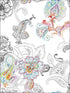 Colorful Paisley Peel and Stick wallpaper in multicolored color - pattern number NW33600 - by NextWall in the Peel and Stick Wallpaper by Nextwall collection
