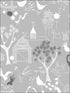 Rise and Shine Peel and Stick fabric in grey color - pattern number NW34308 - by NextWall in the Peel and Stick Wallpaper by Nextwall collection