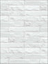 Limestone Brick Peel and Stick wallpaper in eggshell and gray color - pattern number NW34400 - by NextWall in the Peel and Stick Wallpaper by Nextwall collection