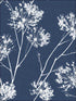 One O Clocks Peel and Stick wallpaper in denim blue color - pattern number NW36002 - by NextWall in the Peel and Stick Wallpaper by Nextwall collection