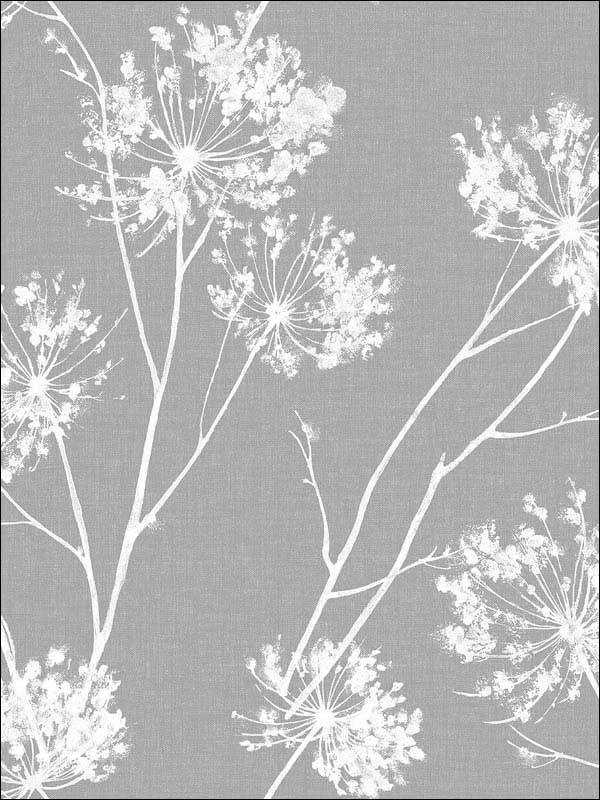 One O Clocks Peel and Stick wallpaper in cove gray color - pattern number NW36008 - by NextWall in the Peel and Stick Wallpaper by Nextwall collection