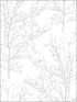 Tree Branches Peel and Stick wallpaper in pearl gray color - pattern number NW36118 - by NextWall in the Peel and Stick Wallpaper by Nextwall collection