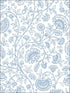 Paisley Trail Peel and Stick wallpaper in blue bell color - pattern number NW36802 - by NextWall in the Peel and Stick Wallpaper by Nextwall collection