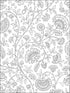 Paisley Trail Peel and Stick wallpaper in slate gray color - pattern number NW36808 - by NextWall in the Peel and Stick Wallpaper by Nextwall collection