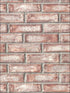 Appleton Faux Weathered Brick fabric in maroon color - pattern number 2921-50101 - by Warner in the Warner Textures IX 2754 Mainstreet collection