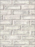Appleton Faux Weathered Brick fabric in grey color - pattern number 2921-50108 - by Warner in the Warner Textures IX 2754 Mainstreet collection