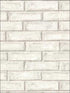 Appleton Faux Weathered Brick fabric in off white color - pattern number 2921-50110 - by Warner in the Warner Textures IX 2754 Mainstreet collection