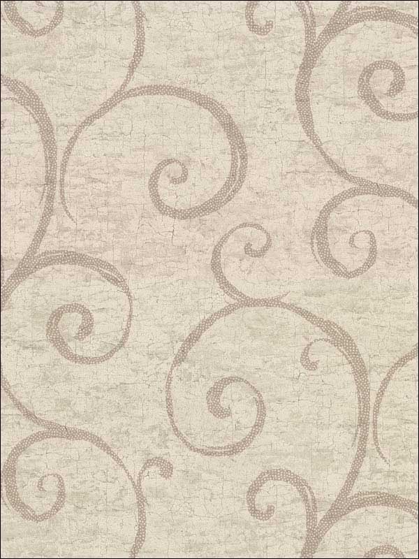 Newbury Geometric Faux Plaster wallpaper in taupe color - pattern number 2921-50707 - by Warner in the Warner Textures IX 2754 Mainstreet collection