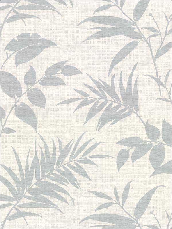 Chandler Botanical Faux Grasscloth fabric in off white color - pattern number 2921-50810 - by Warner in the Warner Textures IX 2754 Mainstreet collection