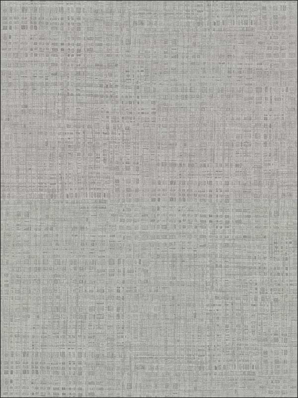 Montgomery Faux Grasscloth fabric in pewter color - pattern number 2921-50928 - by Warner in the Warner Textures IX 2754 Mainstreet collection