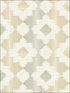 Babylon Abstract Floral fabric in mustard color - pattern number 2902-25522 - by A Street Prints in the Theory collection