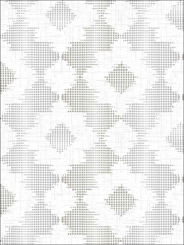 Babylon Abstract Floral fabric in metallic color - pattern number 2902-25523 - by A Street Prints in the Theory collection