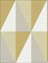 Aspect Geometric Faux Grasscloth fabric in yellow color - pattern number 2902-25538 - by A Street Prints in the Theory collection