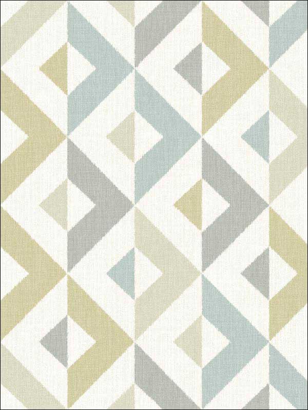 Seesaw Geometric Faux Linen wallpaper in grey color - pattern number 2902-25544 - by A Street Prints in the Theory collection