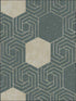 Momentum Geometric wallpaper in dark green color - pattern number 2902-25545 - by A Street Prints in the Theory collection