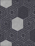 Momentum Geometric wallpaper in navy color - pattern number 2902-25547 - by A Street Prints in the Theory collection