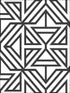 Helios Geometric fabric in black color - pattern number 2902-25553 - by A Street Prints in the Theory collection