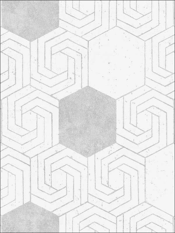 Momentum Geometric wallpaper in off white color - pattern number 2902-25555 - by A Street Prints in the Theory collection
