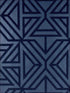 Helios Geometric fabric in blue color - pattern number 2902-87333 - by A Street Prints in the Theory collection