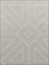 Voltaire Geometric wallpaper in platinum color - pattern number 2902-87338 - by A Street Prints in the Theory collection