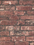 Debs Exposed Brick fabric in red color - pattern number 2922-21258 - by A Street Prints in the Trilogy collection