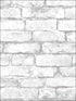 Debs Exposed Brick fabric in white color - pattern number 2922-21261 - by A Street Prints in the Trilogy collection
