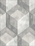 Clarabelleic Wood Tile fabric in grey color - pattern number 2922-22306 - by A Street Prints in the Trilogy collection