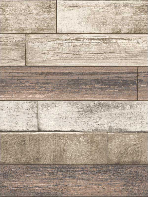 Porter Weathered Plank fabric in coffee color - pattern number 2922-22347 - by A Street Prints in the Trilogy collection