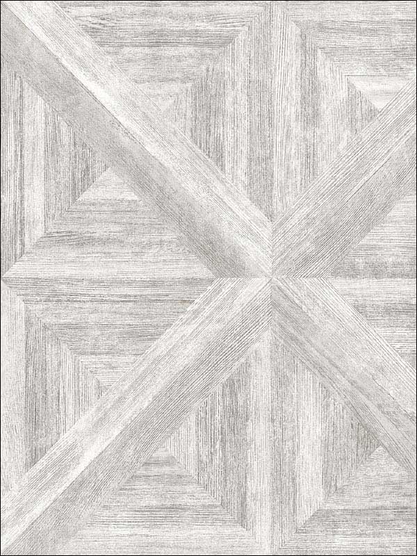 Carriage House Geometric Wood wallpaper in white color - pattern number 2922-24017 - by A Street Prints in the Trilogy collection