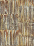 Patina Faux Metal Panels wallpaper in brass color - pattern number 2922-24063 - by A Street Prints in the Trilogy collection