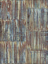 Chavez Faux Metal Panels fabric in multicolor color - pattern number 2922-24064 - by A Street Prints in the Trilogy collection