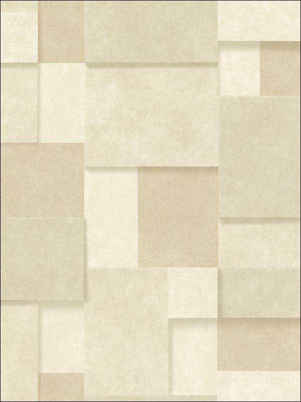 Duchamp Squares wallpaper in wheat color - pattern number 2922-25355 - by A Street Prints in the Trilogy collection