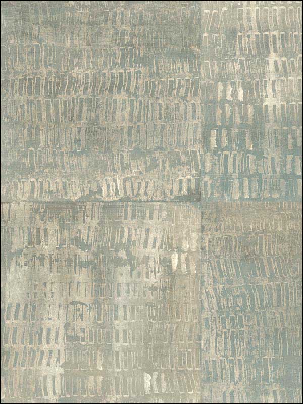 Conundrum Faux Metal wallpaper in sage color - pattern number 2922-25380 - by A Street Prints in the Trilogy collection